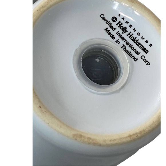 Holly Holderman Lakehouse Salt & Pepper Shakers Kitchen Herbal Design - Picture 9 of 11